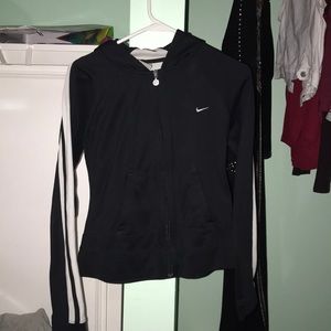 Black and White Vintage Nike Hoodie